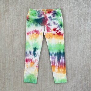 Simply Vera by Vera Wang Tie Dye Crop Jeans 4